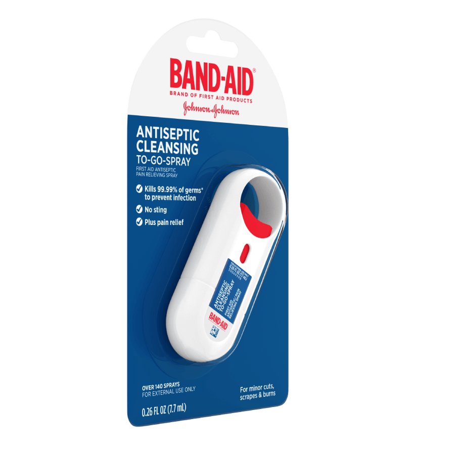 First Aid Antiseptic To-Go-Spray | BAND-AID® Brand