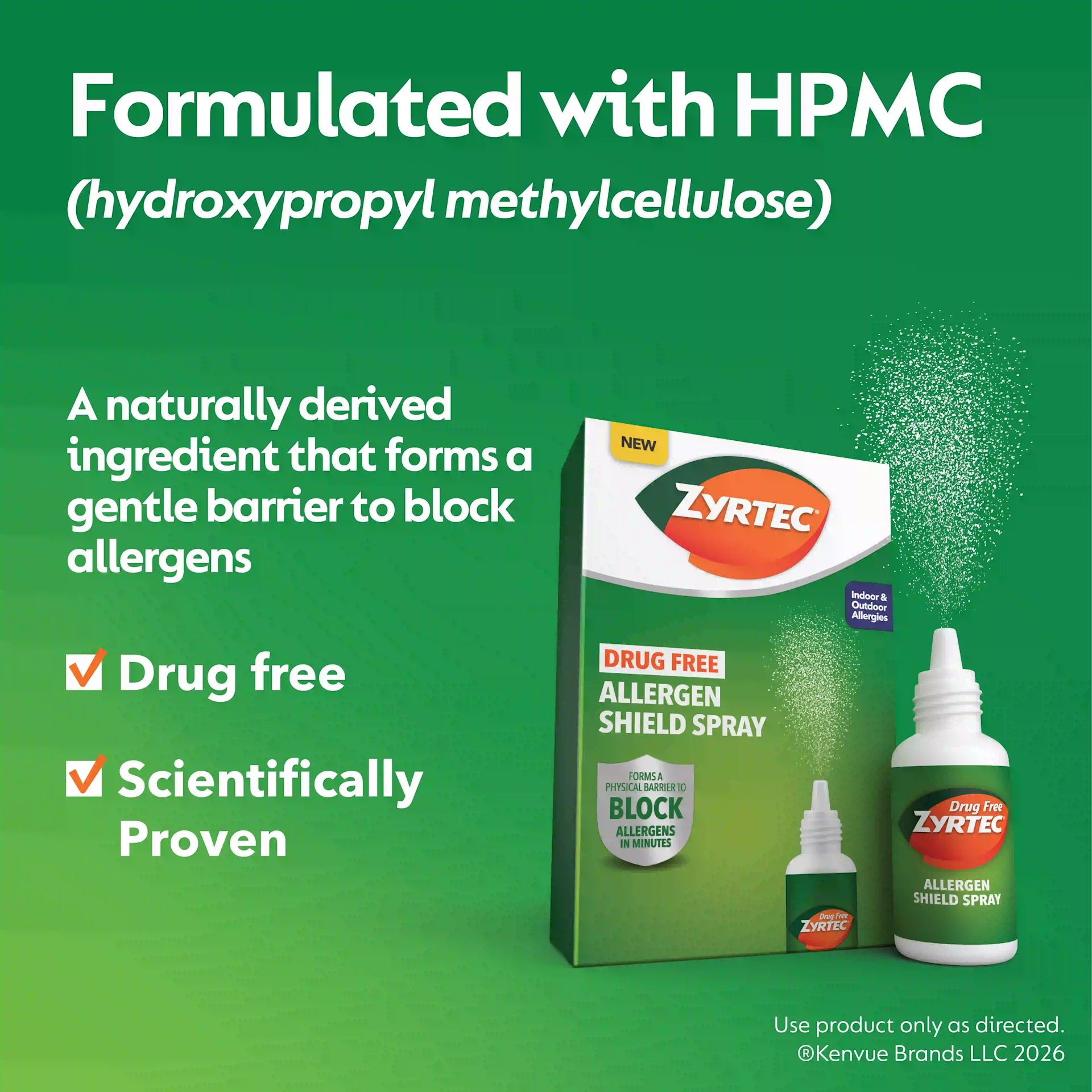 Formulated with HPMC