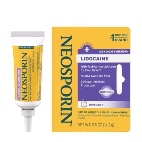 NEOSPORIN® + Lidocaine First Aid Antibiotic Numbing Ointment