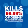 BAND-AID® Brand First Aid Antiseptic Cleansing Liquid kills 99.99% of germs to prevent infections