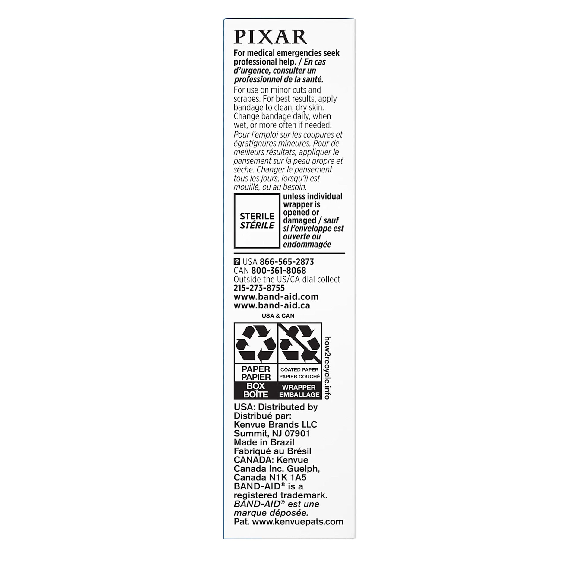 Side Pack shot of BAND-AID® Brand Adhesive Bandages featuring Disney and Pixar Toy Story 5 20ct