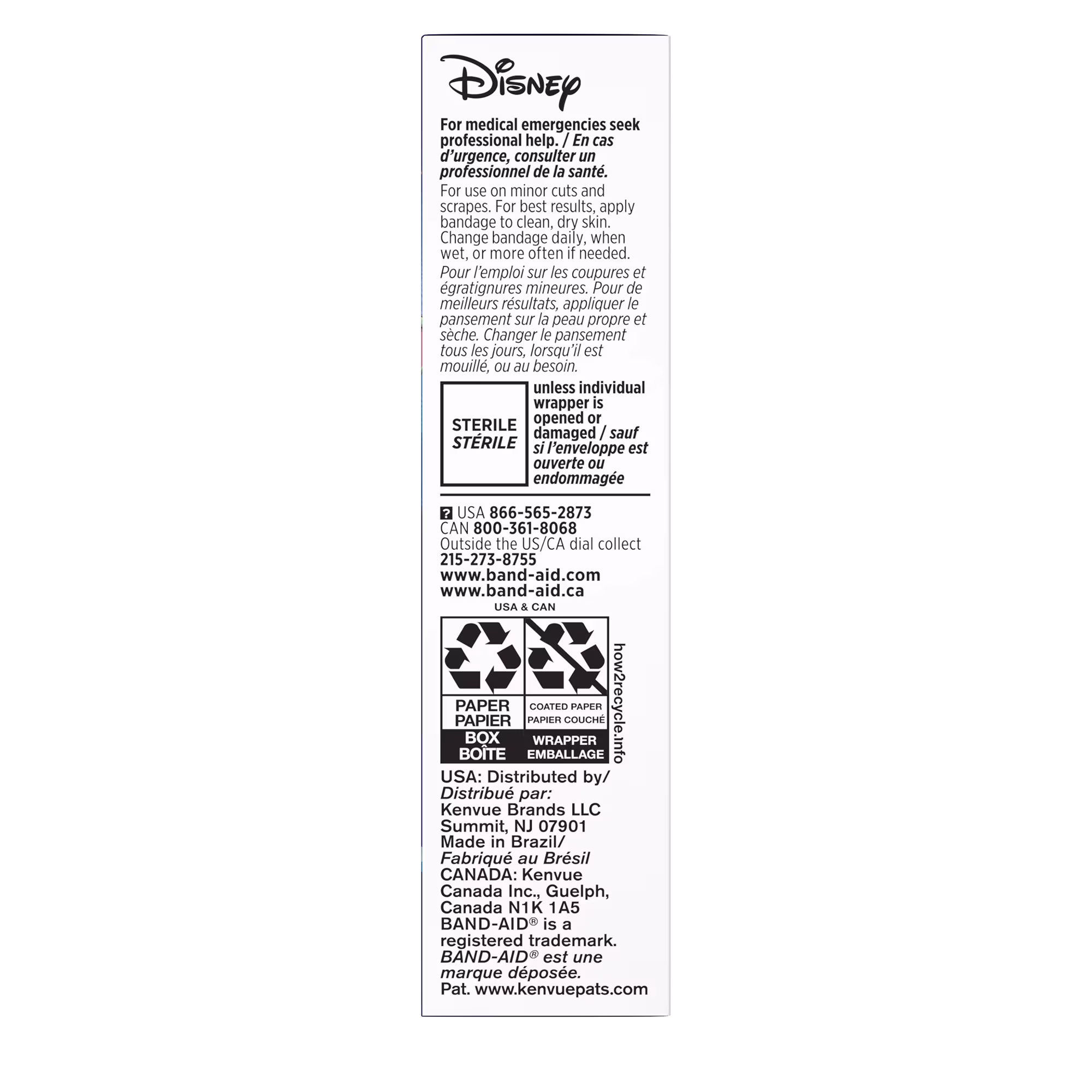 Side Pack shot of BAND-AID® Brand Adhesive Bandages STAR WARS: THE MANDALORIAN AND GROGU™ 20ct