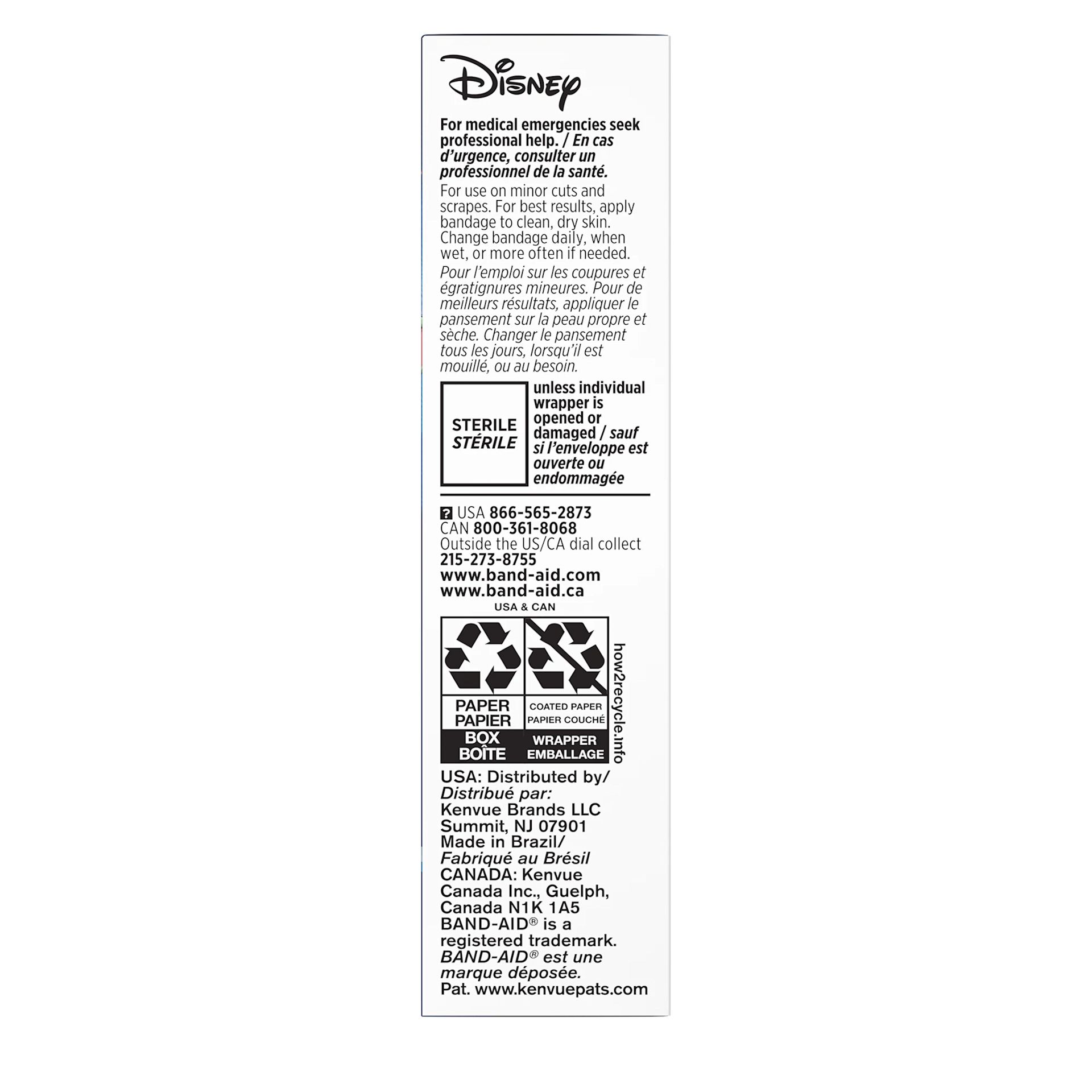 Side Pack shot of BAND-AID® Brand Adhesive Bandages STAR WARS: THE MANDALORIAN AND GROGU™ 20ct