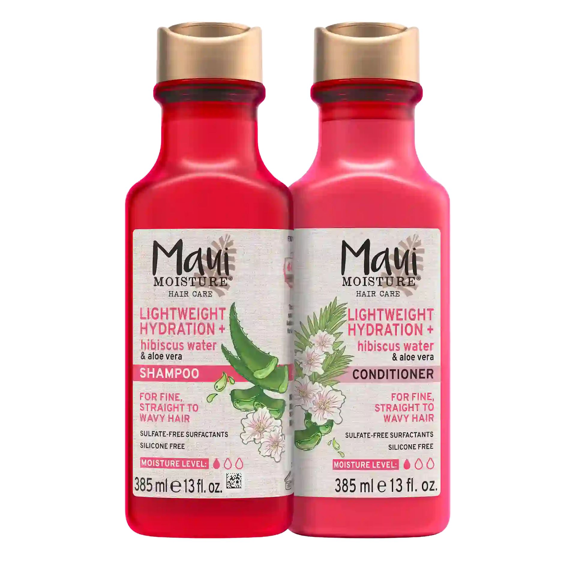 Maui Moisture® Hibiscus Water Shampoo Conditioner Bundle front of pack
