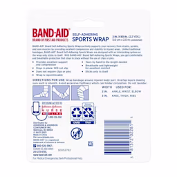 Our self adhering sports wrap actively supports your recovery from strains, sprains, and sore muscles