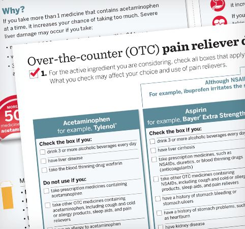 Compare OTC pain relievers