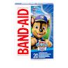 Front Pack shot of BAND-AID® Brand Adhesive Bandages, featuring Paw Patrol