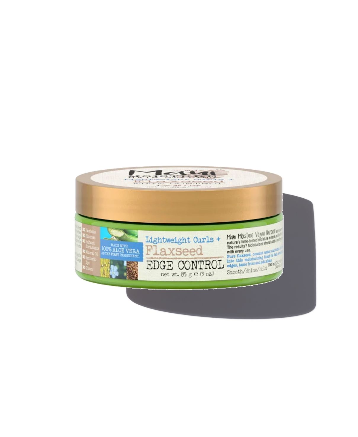 Lightweight Curls + Flaxseed Edge Control