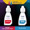 This Value multi-pack includes (1) 0.5oz of the Visine Red Eye Total Comfort and (1) 0.5oz of the Visine Dry Eye Relief