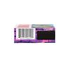 Zooming in on the box's base, we see a barcode (3 81372"02410 9) and a hint of a blacked-out section, probably concealing more details. The box is adorned with a vibrant purple and pink motif.