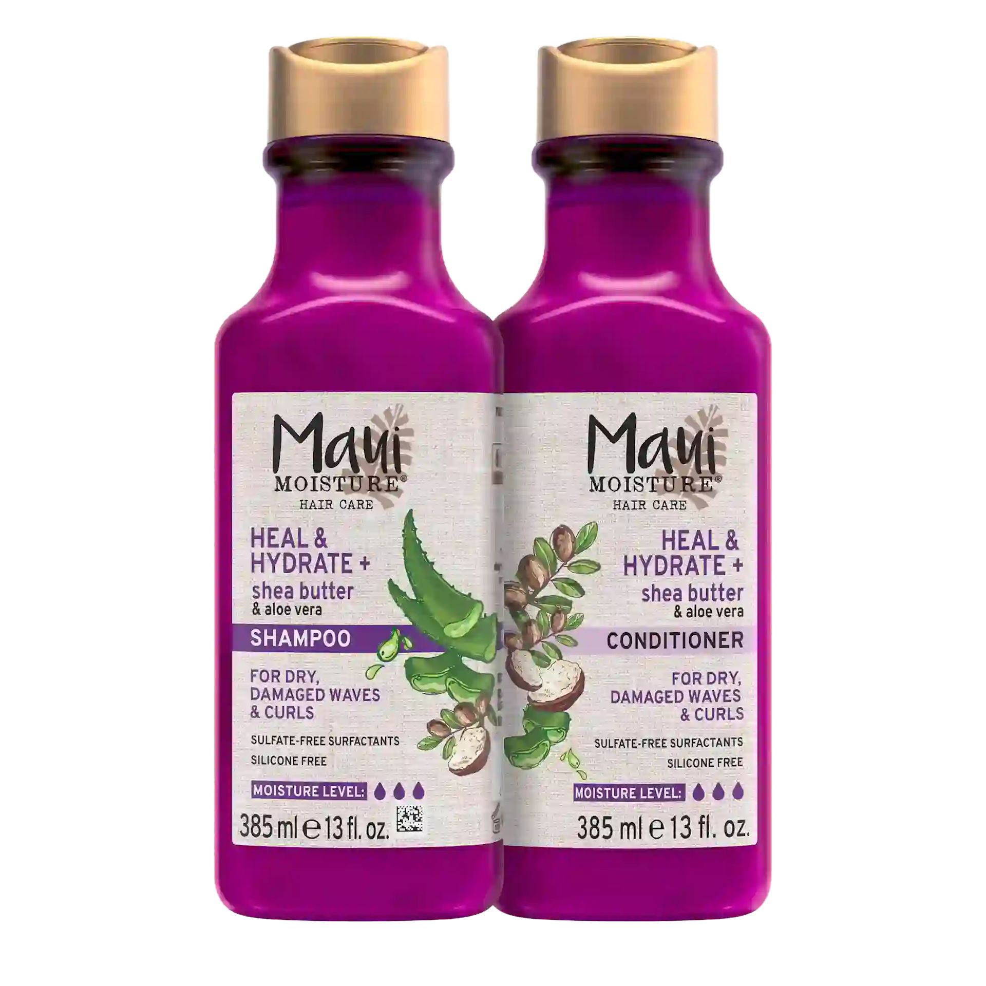 Maui Moisture® Shea Butter Shampoo Conditioner Bundle front of pack