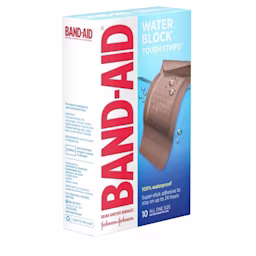 BAND-AID® BRAND WATER BLOCK® TOUGH STRIPS™ Waterproof BANDAGES image 3