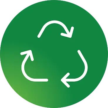 Zyrtec Outer packaging made of 100% recyclable paper Icon