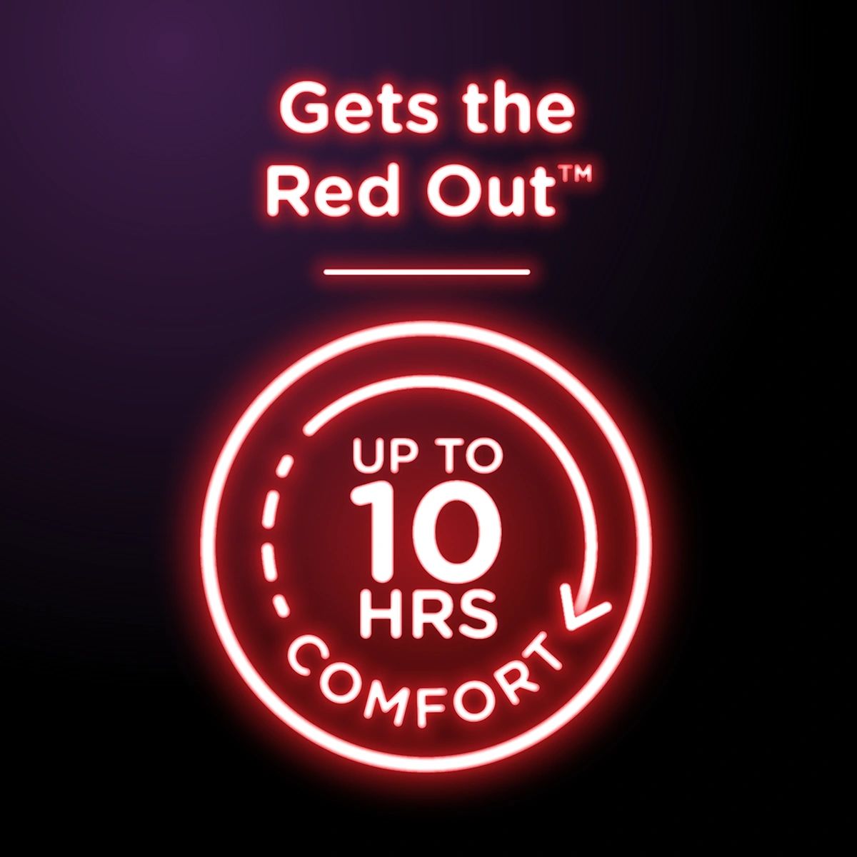 VISINE® Red Eye Total Comfort gets the red out - up to 10hrs of comfort