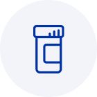 Pain reliever bottle icon