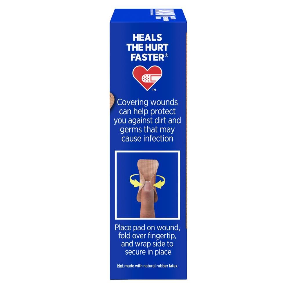 BAND-AID® Brand Flexible Fabric Bandages Knuckle & Fingertip - Image 2 - Band Aid - en-US