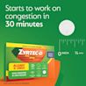 ZYRTEC®-D starts to work on congestion in 30 minutes