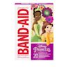 BAND-AID(R) Brand Disney Princesses Bandages, 20ct Front of Pack featuring Princesses Tiana and Bell