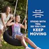 Sticks with you, so you can keep moving