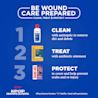 BAND-AID® Be Wound Care Prepared steps. Clean, Treat & Protect