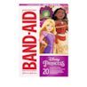 BAND-AID(R) Brand Disney Princesses Bandages, 20ct Back of Pack featuring Rapunzel and Moana