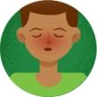 Man with nasal congestion caused by summer allergies