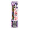 Teenage Mutant Ninja Turtles (TMNT) pen, in a purple box with the TMNT graffiti art. The box is shouting "Pizza Time!" and gives you different size: 10 ¾ in x 3 in (1.9 cm x 7.6 cm), 10 ½ in x 2 ¼ in (1.6 cm x 5.7 cm). It’s totally latex-free.