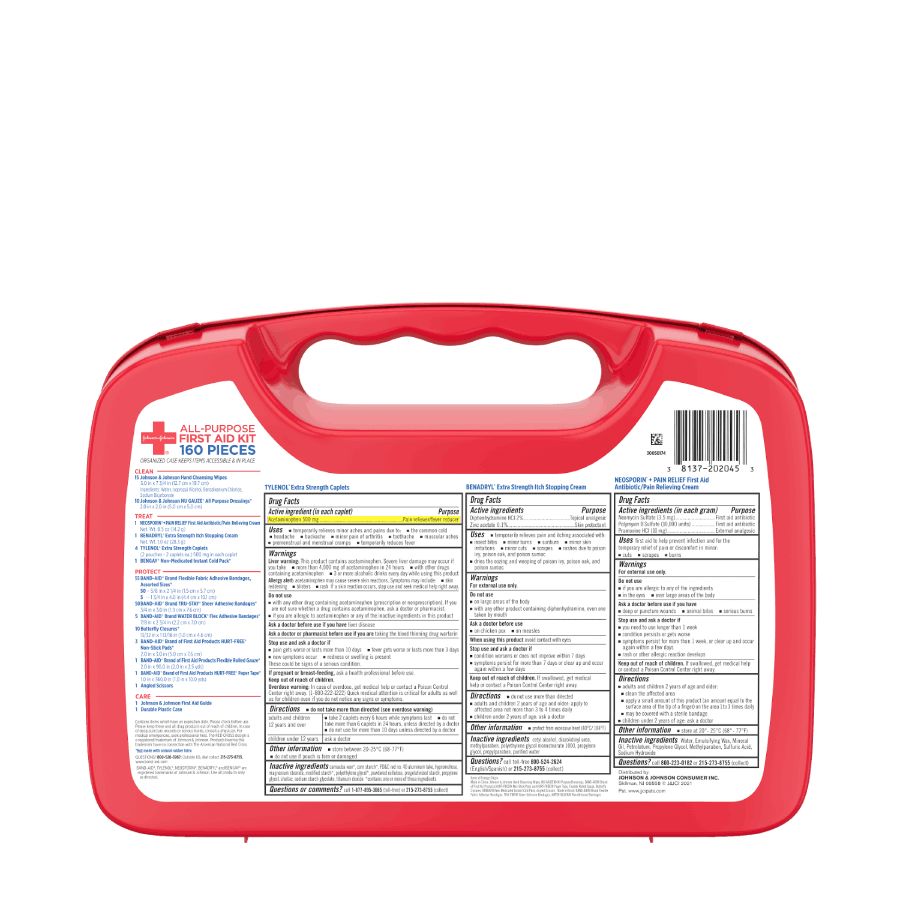 BAND-AID® Brand All-Purpose First Aid Kit - Image 8 - Band Aid - en-US