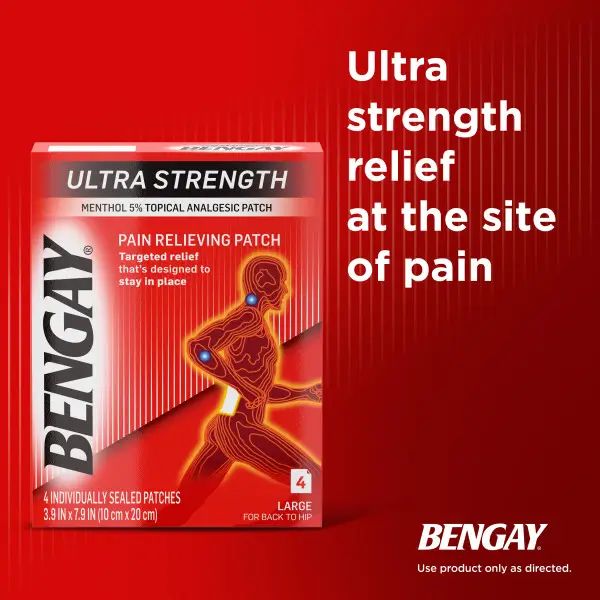 Ultra Strength Pain Relieving Patch