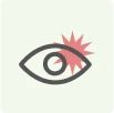 Itchy nose, eyes, mouth, or inner ear