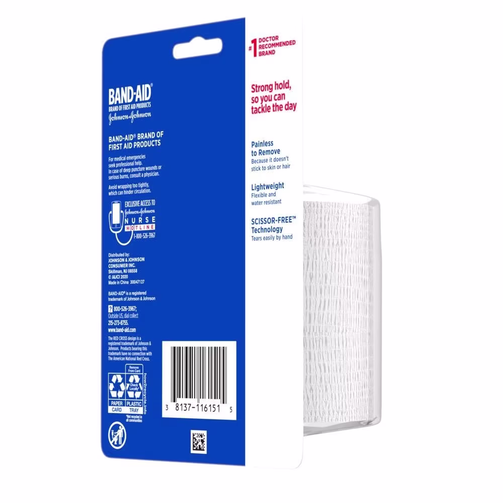 BAND-AID® Brand of First Aid Products TOUGH WRAP™ image 3