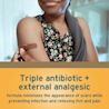 Features a triple antibiotic and external analgesic formula