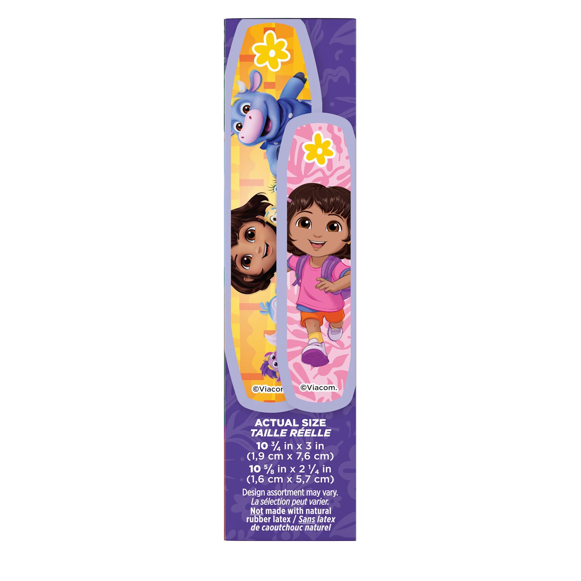 Side Pack shot of BAND-AID® Brand Bandages for Kids, Nickelodeon Dora 20ct
