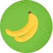 Illustration of two bananas