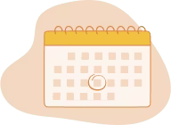 Illustration of a calendar with a date circled, emphasizing the importance of continuous care for post-surgical recovery to avoid complications.