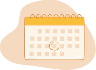 Illustration of a calendar with a date circled, emphasizing the importance of continuous care for post-surgical recovery to avoid complications.