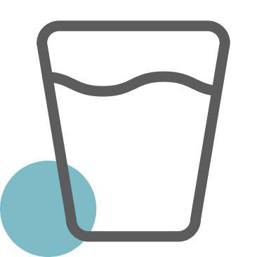 Glass of water
