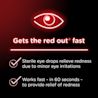 Visine Red Eye Comfort eye drops get the red out fast!