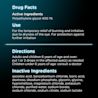 VISINE® VISINE® Dry Eye Relief Lubricant Eye Drops, Moisturizing Eye Drops for Irritated Eyes drug facts