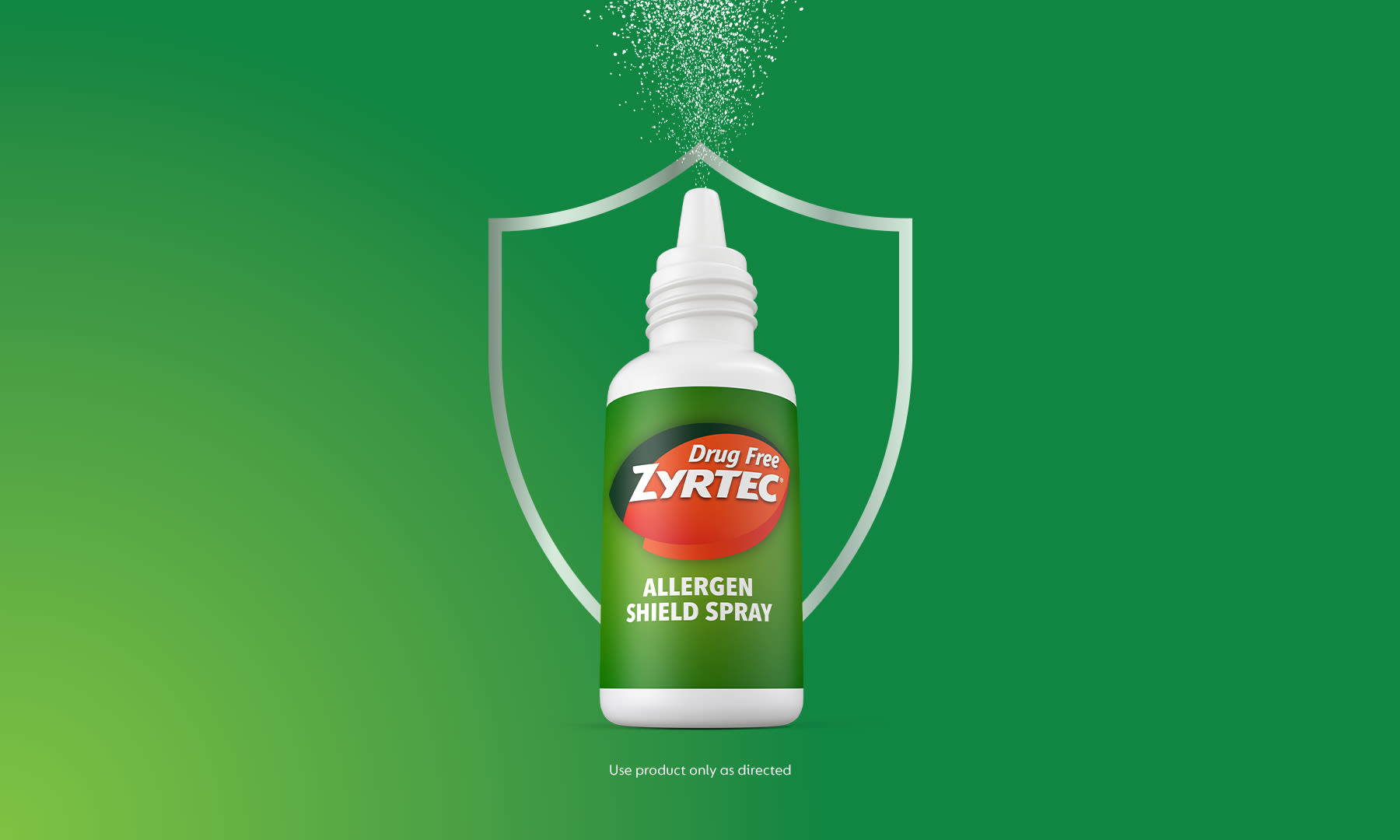 Allergen shield spray