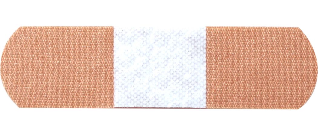 Flexible fabric bandage with QUILT-AID® Comfort Pad
