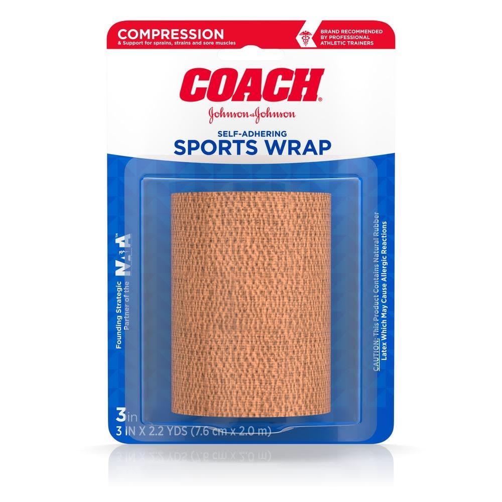 Front of packaging of COACH® Self-Adhering Sports Wrap 3 IN x 2.2 YDS