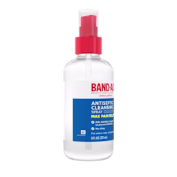 BAND-AID® Brand Antiseptic Cleansing Liquid Spray - Max Pain Relief - Image 2 - Band Aid - en-US