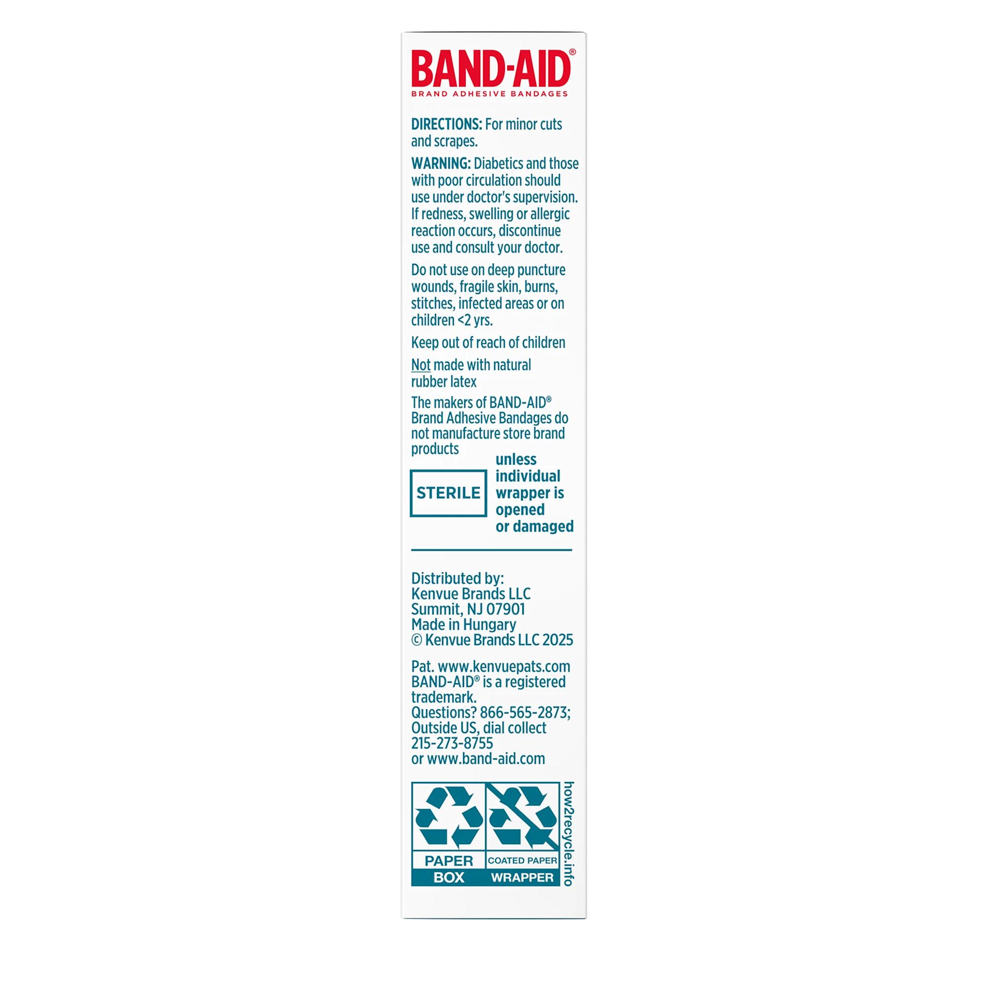 Side Pack shot of BAND-AID® Brand PRO HEAL® Adhesive Bandages 5 Day Protect 10ct