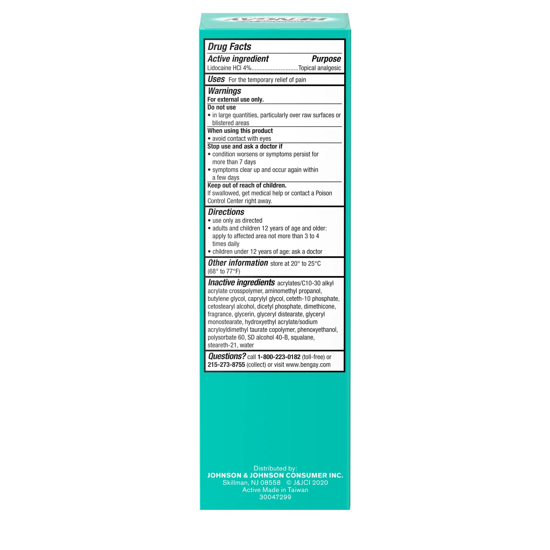 4% Lidocaine Pain Relieving Cream in Tropical Jasmine
