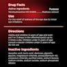 Active ingredient list and directions for Visine Red Eye Comfort eye drops