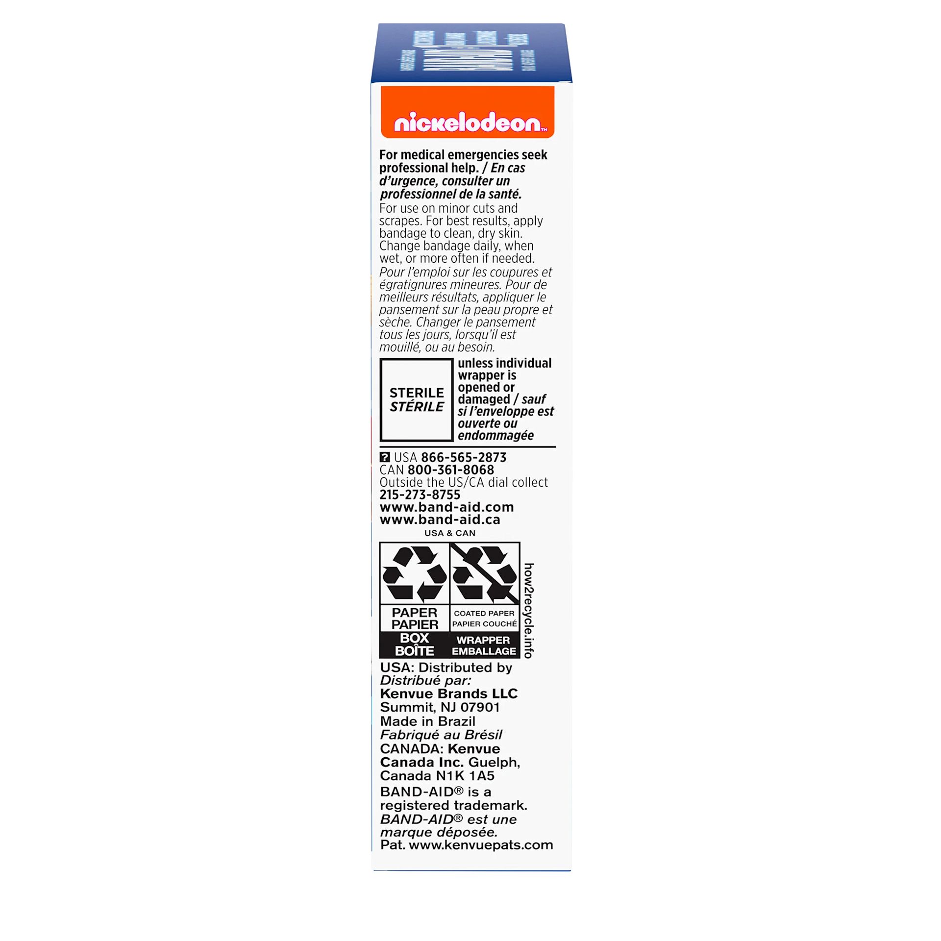 BAB NA US 381371165896 111658906 291017 Bandages Paw Patrol Assorted 20CT 00090 General Information shot for BAND-AID® Brand Adhesive Bandages, featuring Paw Patrol