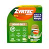 ZYRTEC® Allergy Relief Liquid Gels 25 count Front of the pack