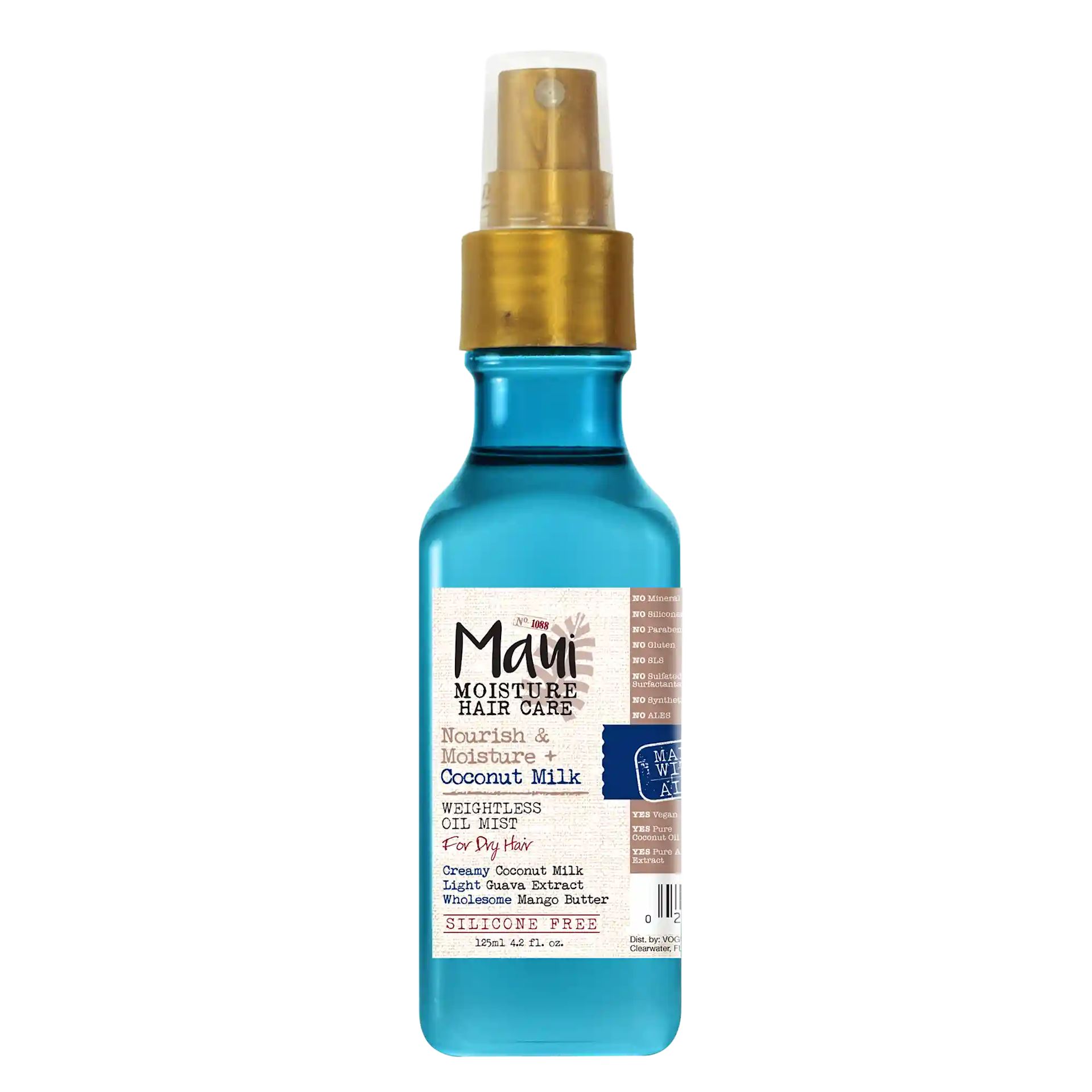 Maui Moisture® Nourish & Moisture + Coconut Milk Weightless Oil Mist Front of Pack