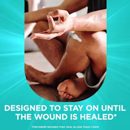 Band-Aid Hydro Seal Hydrocolloid Bandages are designed to stay on until your wound is healed